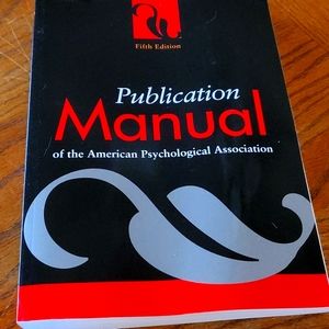 APA Manual 5th Edition